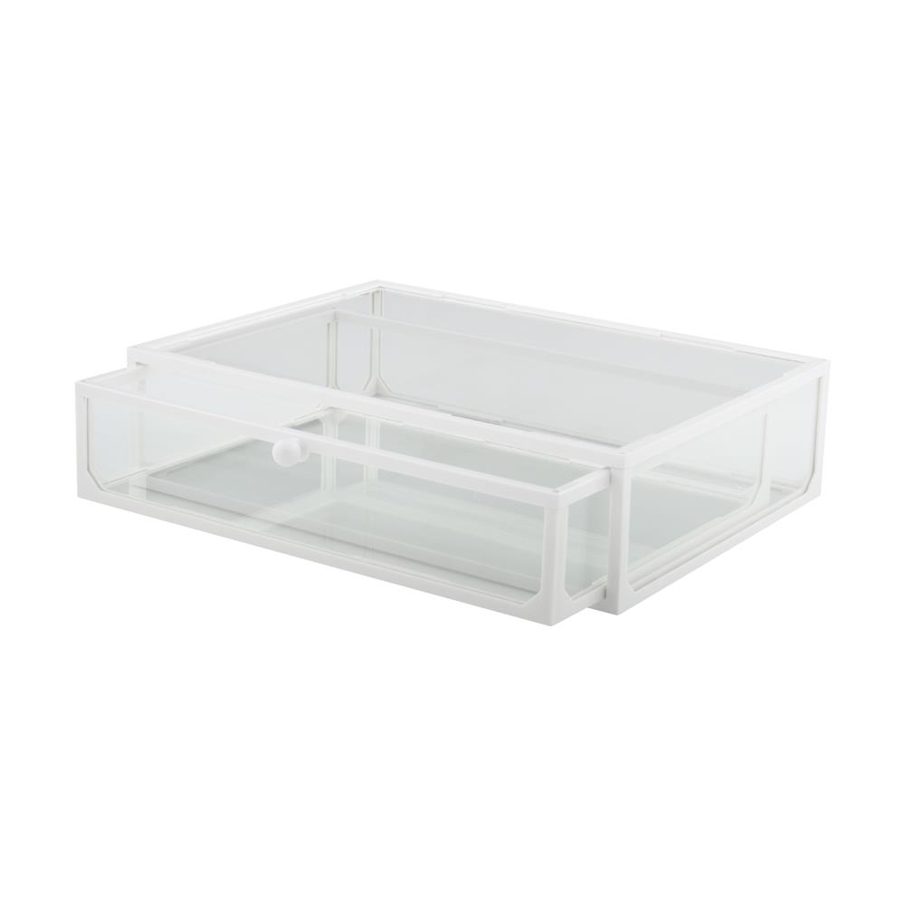 MAKEUP ORGANIZER STACKO W9003 26.5X20X7CM WHITE