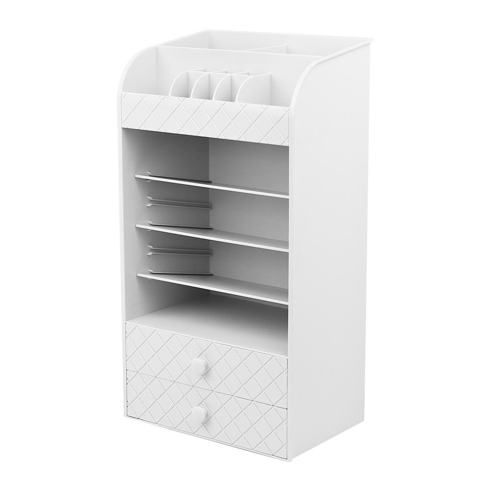 MAKEUP ORGANIZER STACKO YM205 22.5X15X41CM WHITE