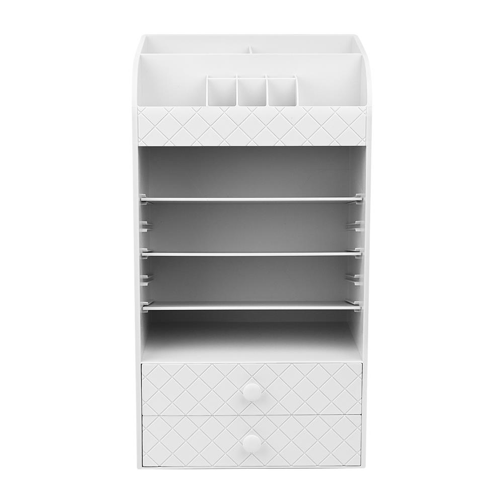 MAKEUP ORGANIZER STACKO YM205 22.5X15X41CM WHITE
