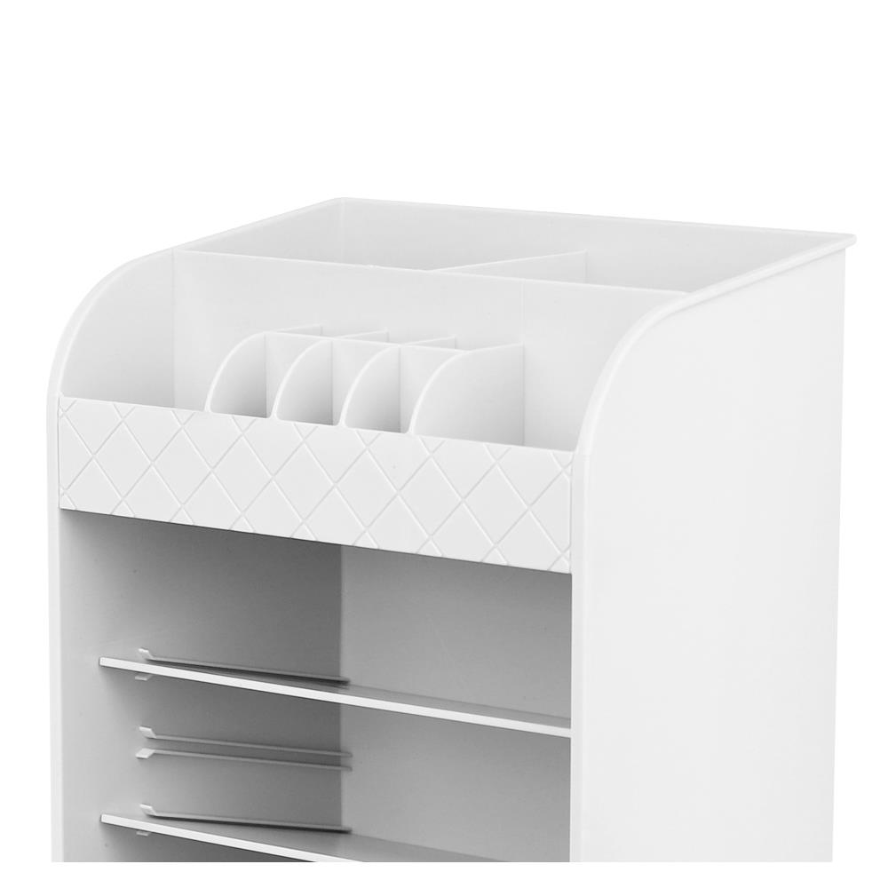 MAKEUP ORGANIZER STACKO YM205 22.5X15X41CM WHITE