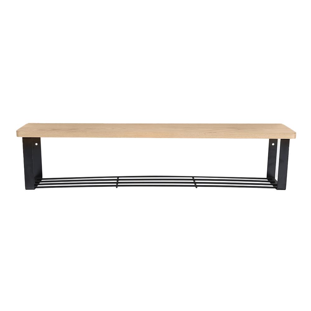 2-TIER WALL SHELF STACKO NATURE 60X13X12.5CM NATURAL