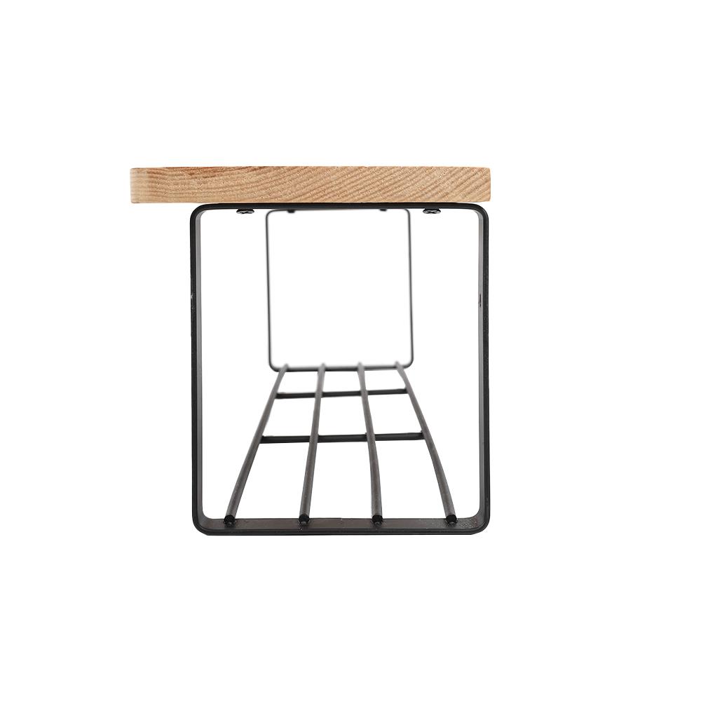 2-TIER WALL SHELF STACKO NATURE 60X13X12.5CM NATURAL
