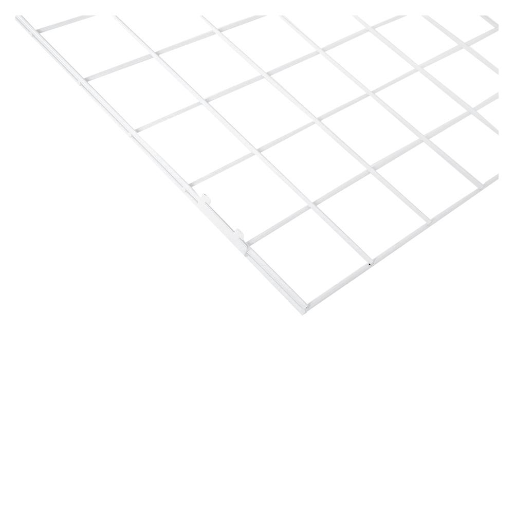 WIRE BACK PANEL STACKO EZY 60X2.6X120CM WHITE