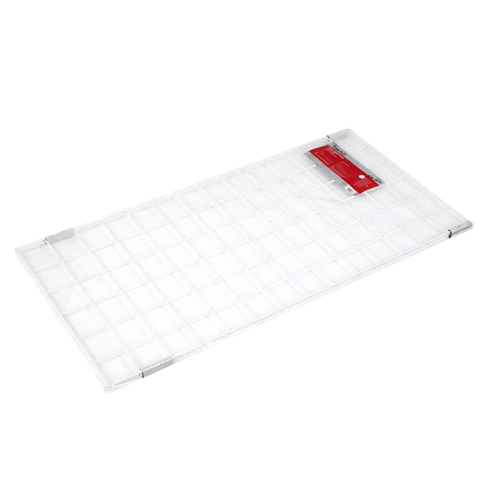 WIRE BACK PANEL STACKO EZY 60X2.6X120CM WHITE