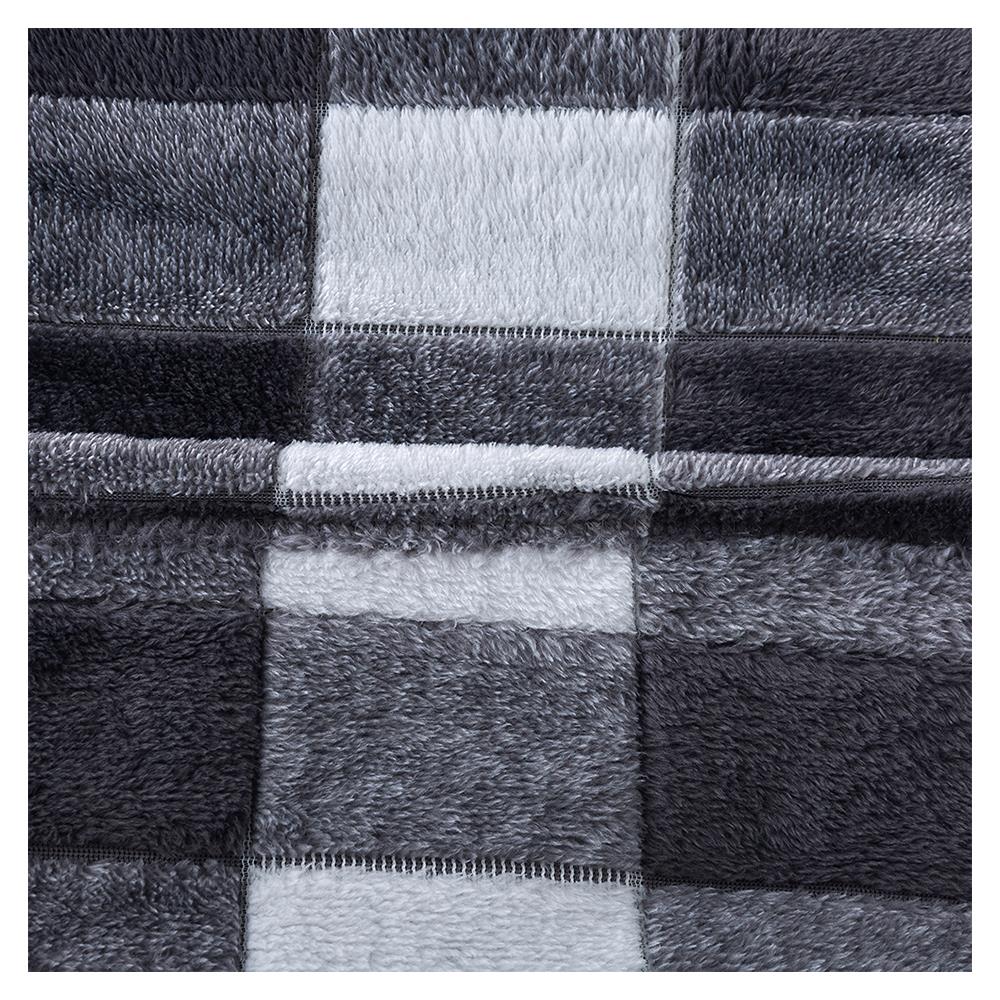 BLANKET HOME LIVING STYLE TARTAN 60X80" GRAY