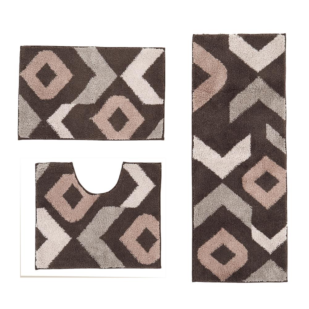 RUG HOME LIVING STYLE HARPER 45x70CM DARK GRAY