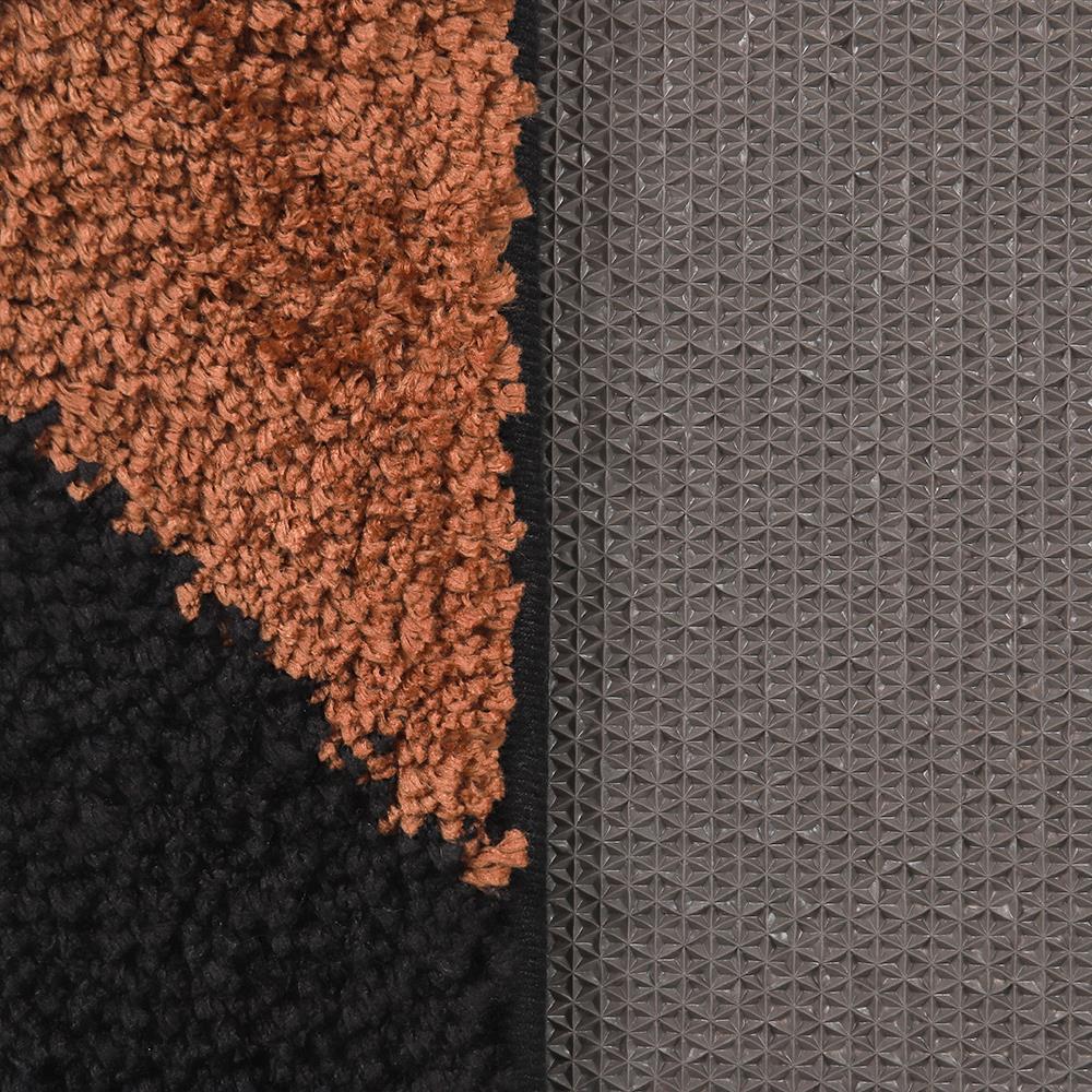 HLS LUCUS RUG 45X70 DARK BROWN