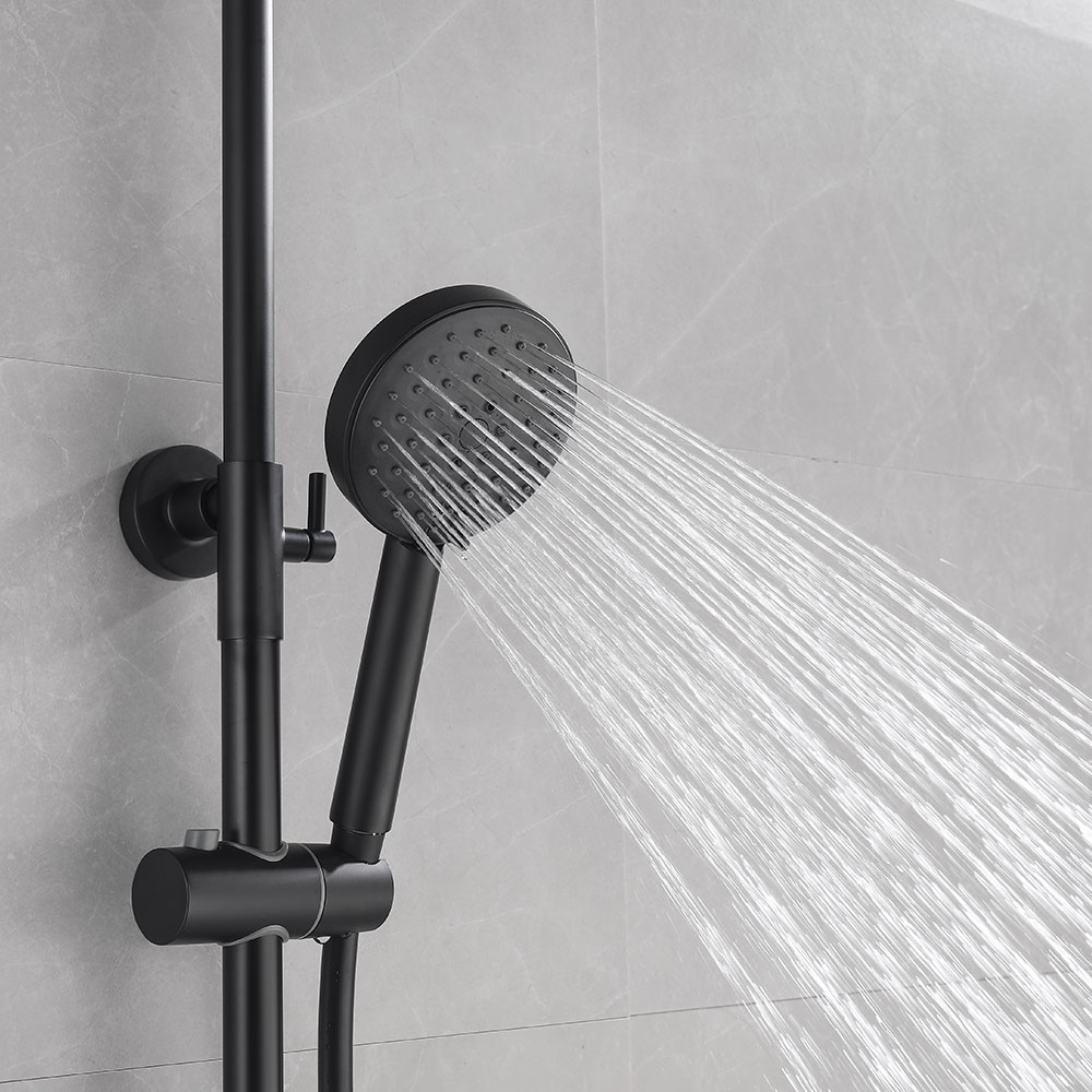 SORENTO RAIN SHOWER SRTWT9834-FG W13XD36XH112 CM BLACK