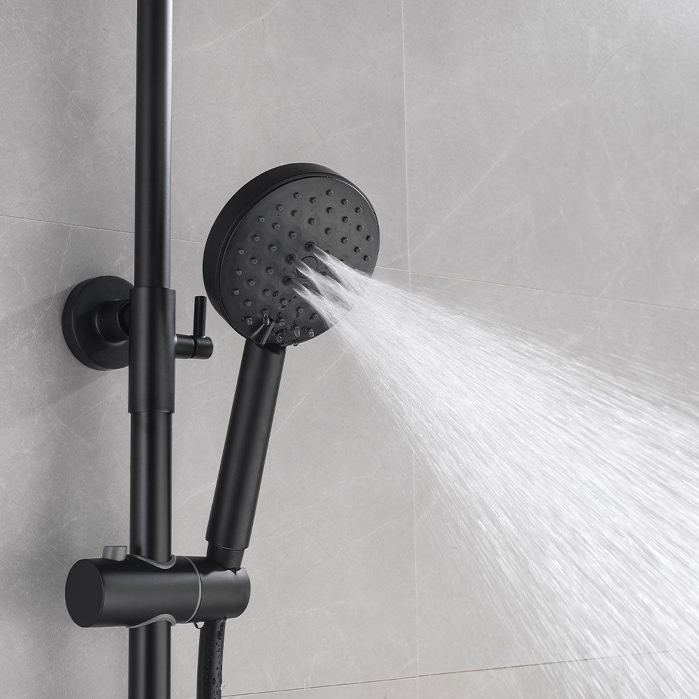 SORENTO RAIN SHOWER SRTWT9834-FG W13XD36XH112 CM BLACK