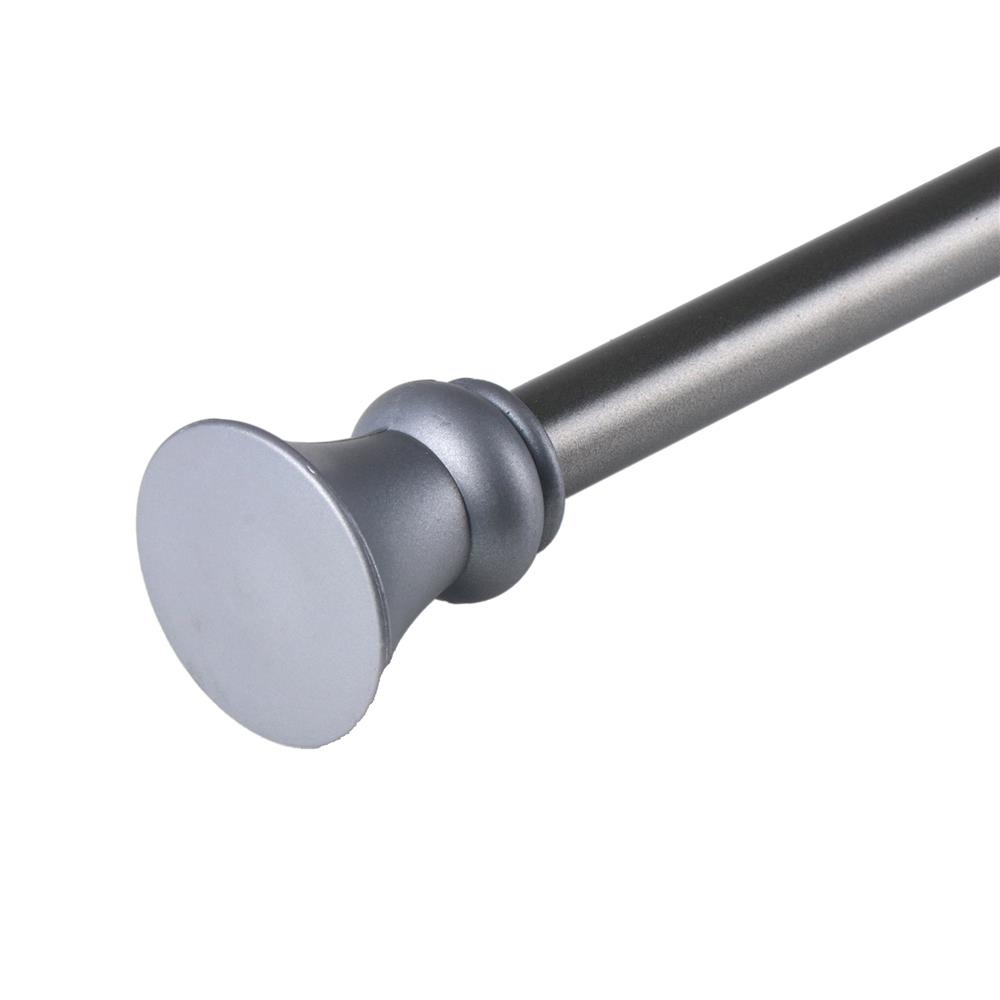 STEEL TENSION ROD HOME LIVING STYLE EGYPTIAN 110-210CM ANTIQUE SILVER