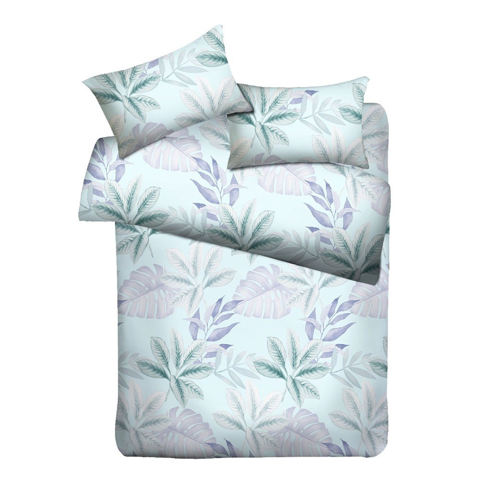 HOMEPRO HLS BEDSHEET SET 4PCS ENDEAR2 MICROFIBER 100GSM 650TC QUEEN LIGHTBLUE