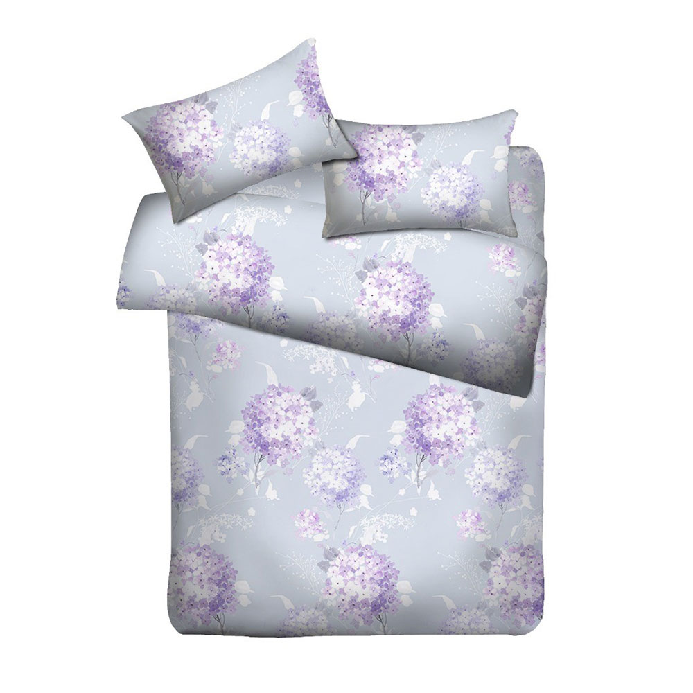 HOMEPRO HLS BEDSHEET SET 4PCS ENDEAR1 MICROFIBER 100GSM 650TC QUEEN GREY