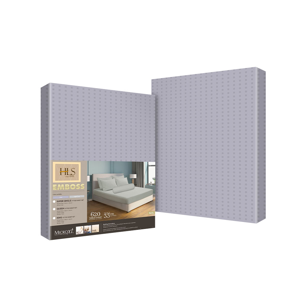 HOMEPRO HLS BEDSHEET SET 2PCS EMBOSS3 MICROFIBER 85GSM 620TC SUPER SINGLE LILAC