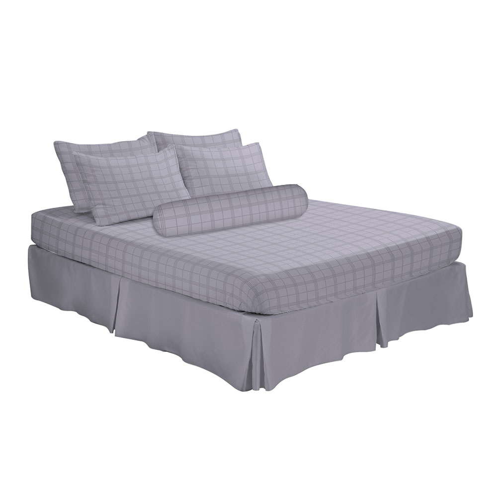 HOMEPRO HLS BEDSHEET SET 2PCS EMBOSS4 MICROFIBER 85GSM 620TC SUPER SINGLE LILAC