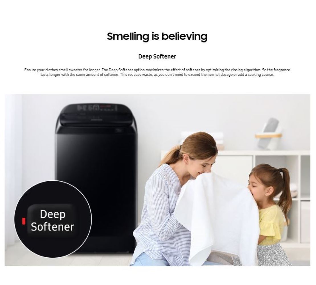 SAMSUNG TOPLOAD WASHING MACHINE WA10T5260BY/FQ 10KG LIGHTGREY