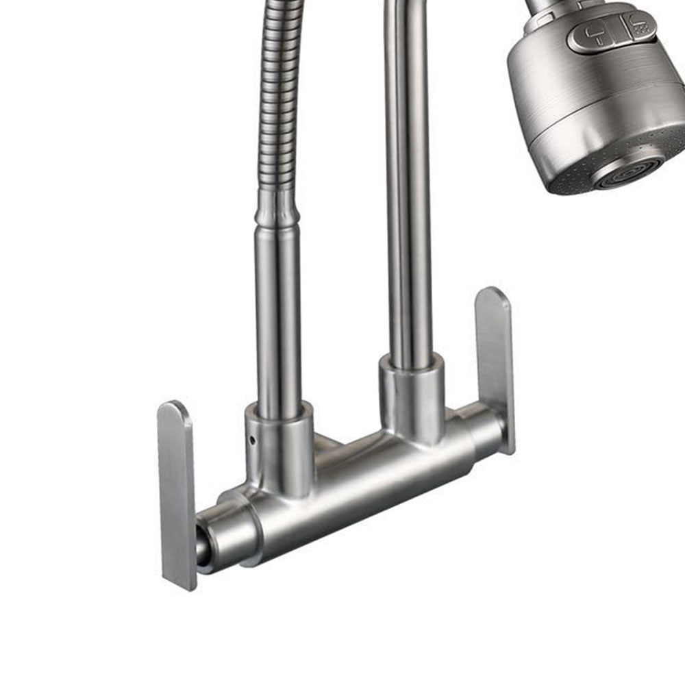 CABANA DOUBLE SINK FAUCET CB2542SS W7XD29XH31.5 CM SILVER