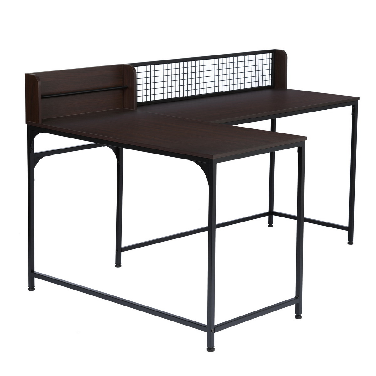 OFFICE TABLE ROGER W165XD110XH95 CM WALNUT