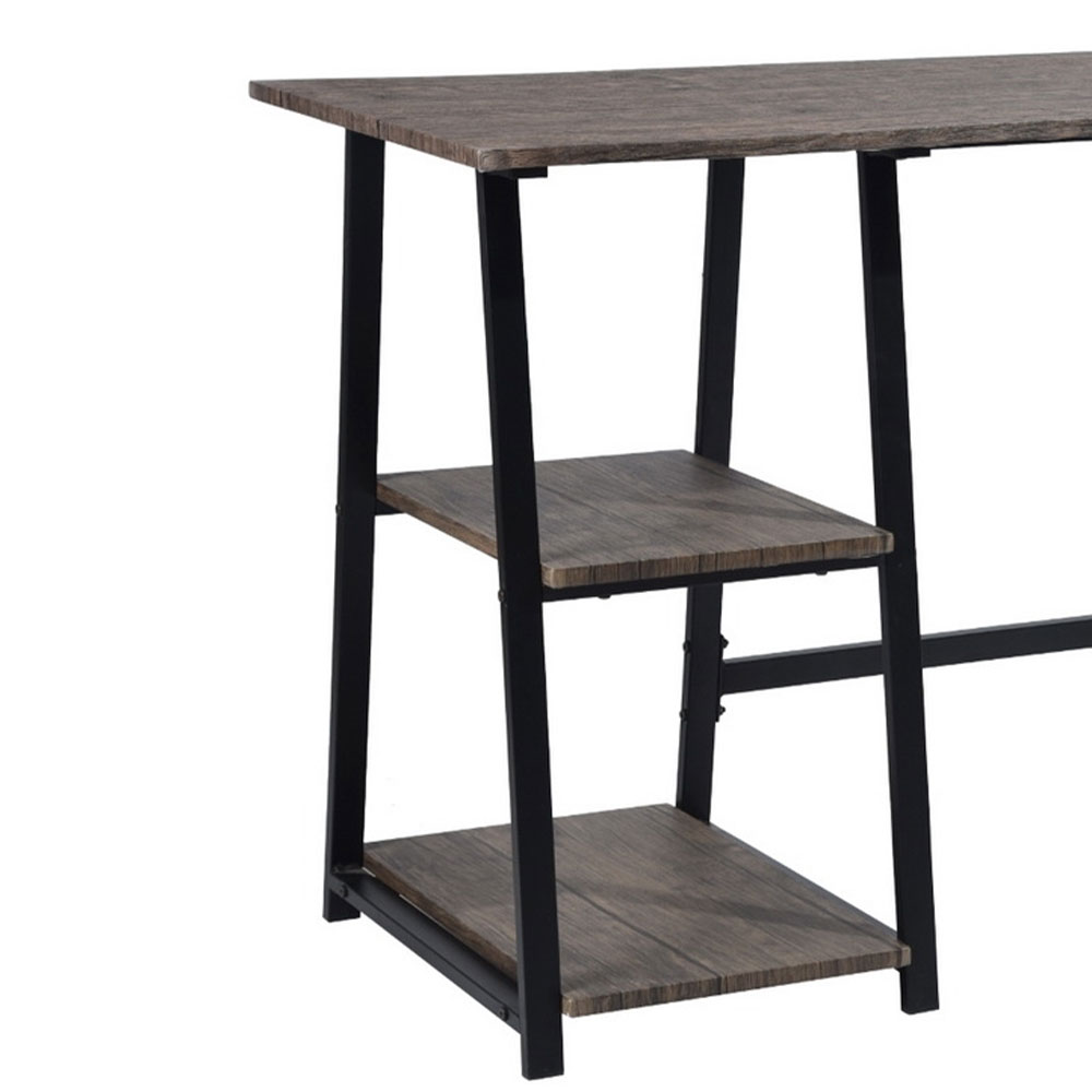 OFFICE TABLE MCGHEE 246T W120XD50XH74 CM WALNUT