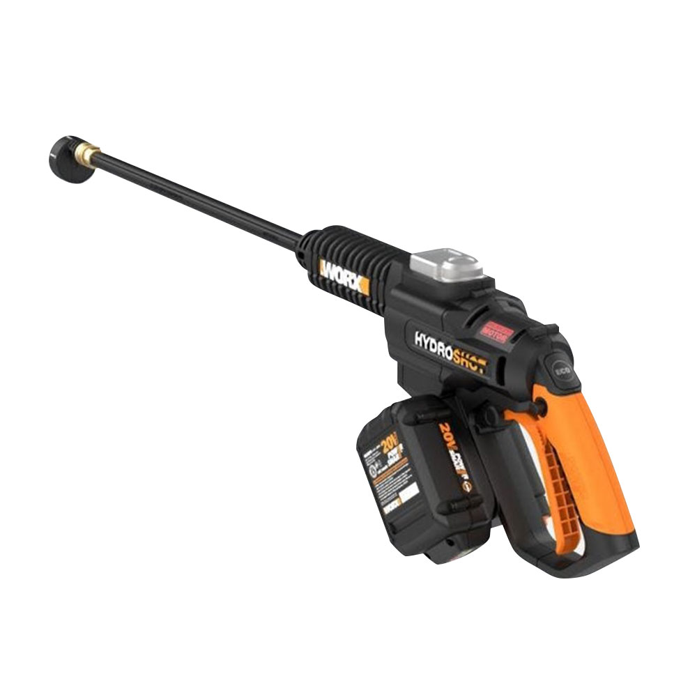 WORX HIGH PORTABLE PRESSURE CLEANER CORDLESS HYDROSHOT WG630W 20V BLACK