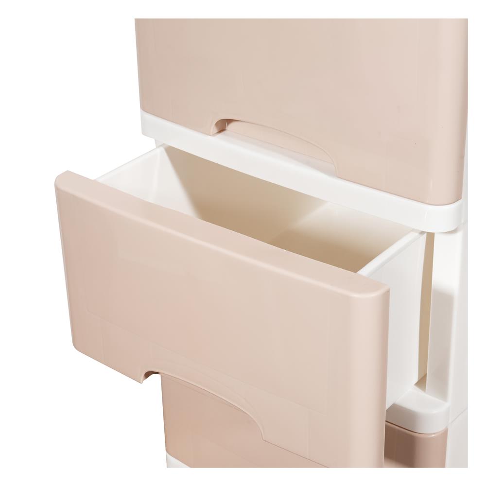 4-TIER DRAWER STACKO KS-514P 36X43.5X87CM PINK