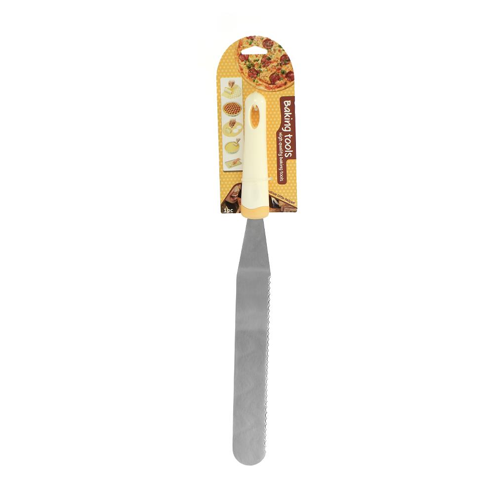 CAKE OFFSET SPATULA PENGUIN KSA08 36CM WHITE HANDLE
