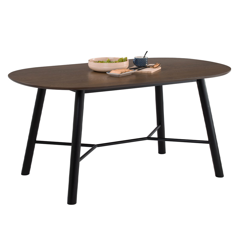 NESTHOUZ DINING TABLE HAROLD W160XD95XH75 CM COCOA