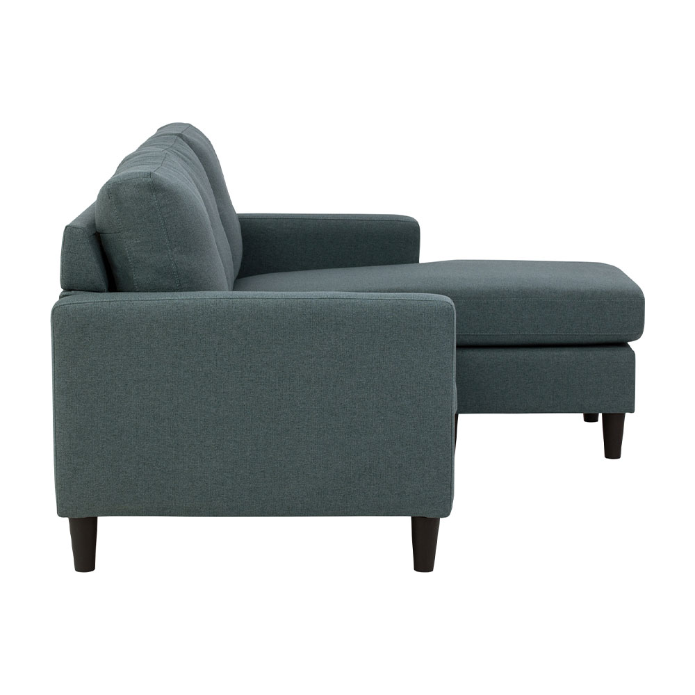 NESTHOUZ L SHAPE SOFA MICRA W208XD150XH92 CM GREEN