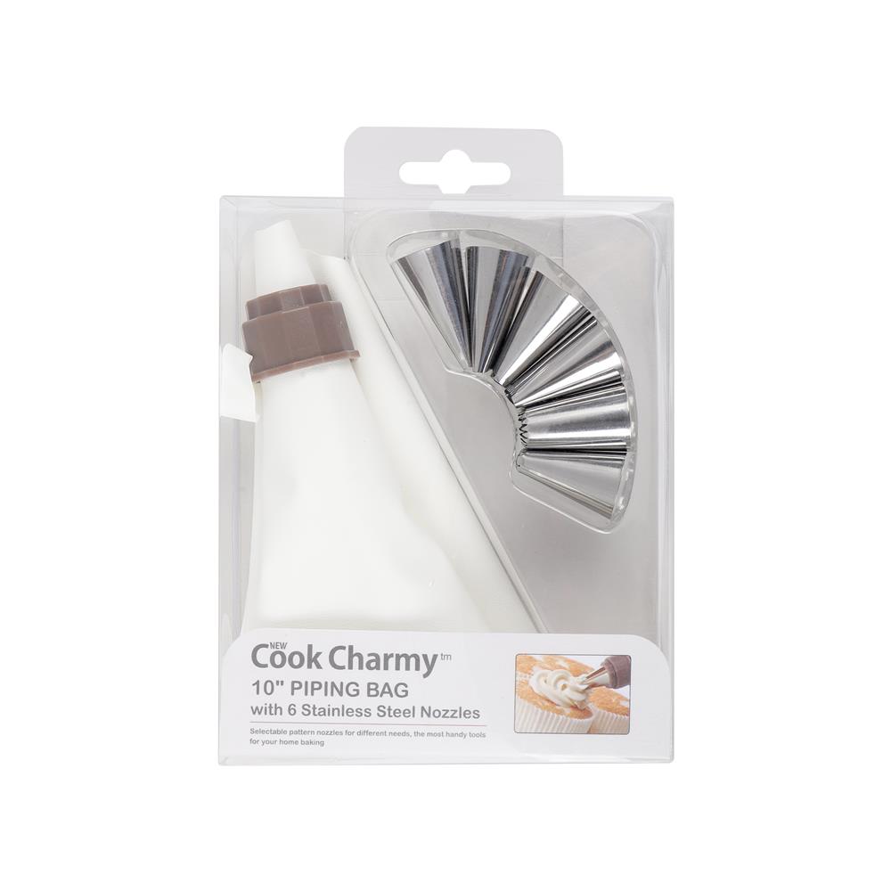 CAKE DECORATING SET COOK CHARMY HB4440 10" WHITE