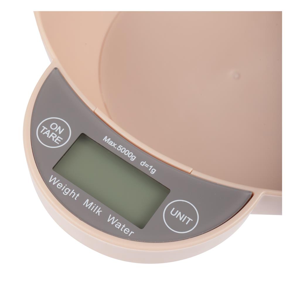 DIGITAL SCALE WITH BOWL COOK CHARMY 5KG BEIGE