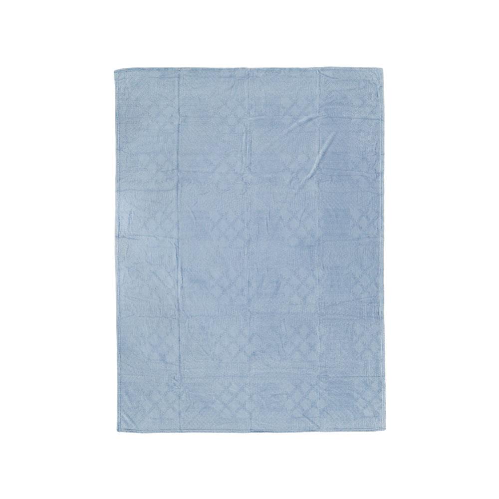 BLANKET HOME LIVING STYLE JAIPUR 60X80" BLUE