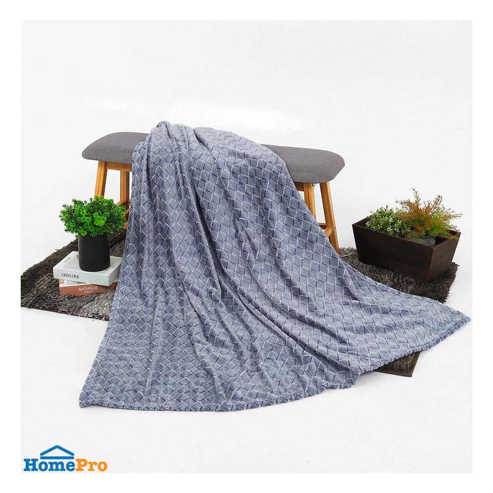 BLANKET HOME LIVING STYLE AMORA 60X80" NAVY