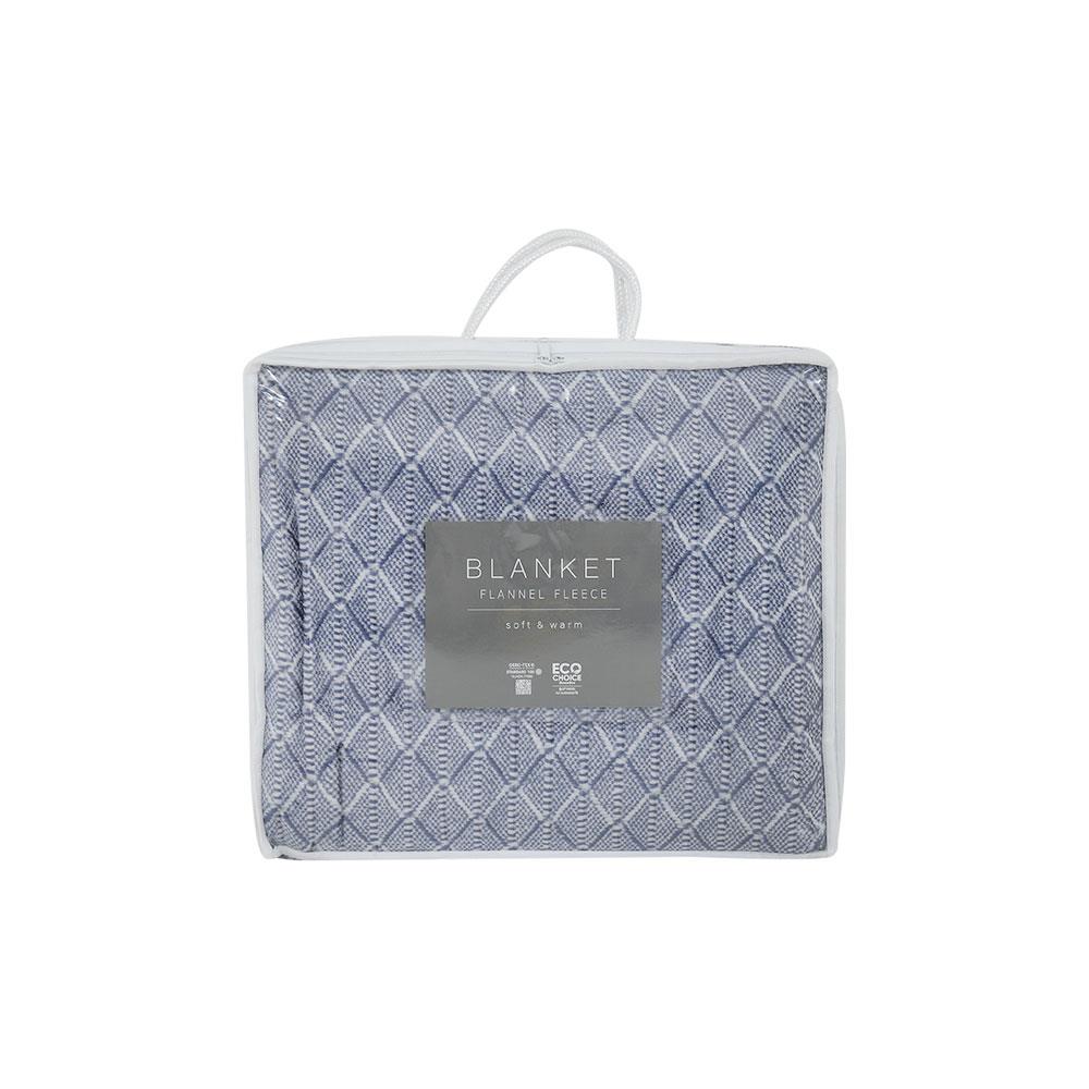 BLANKET HOME LIVING STYLE AMORA 60X80" NAVY