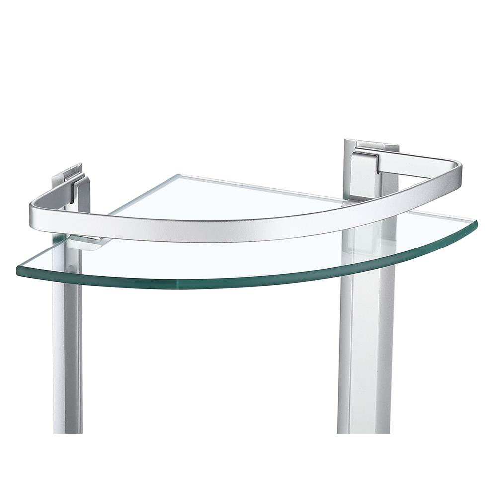 2-TIER CORNER GLASS SHELF MOYA A4120B