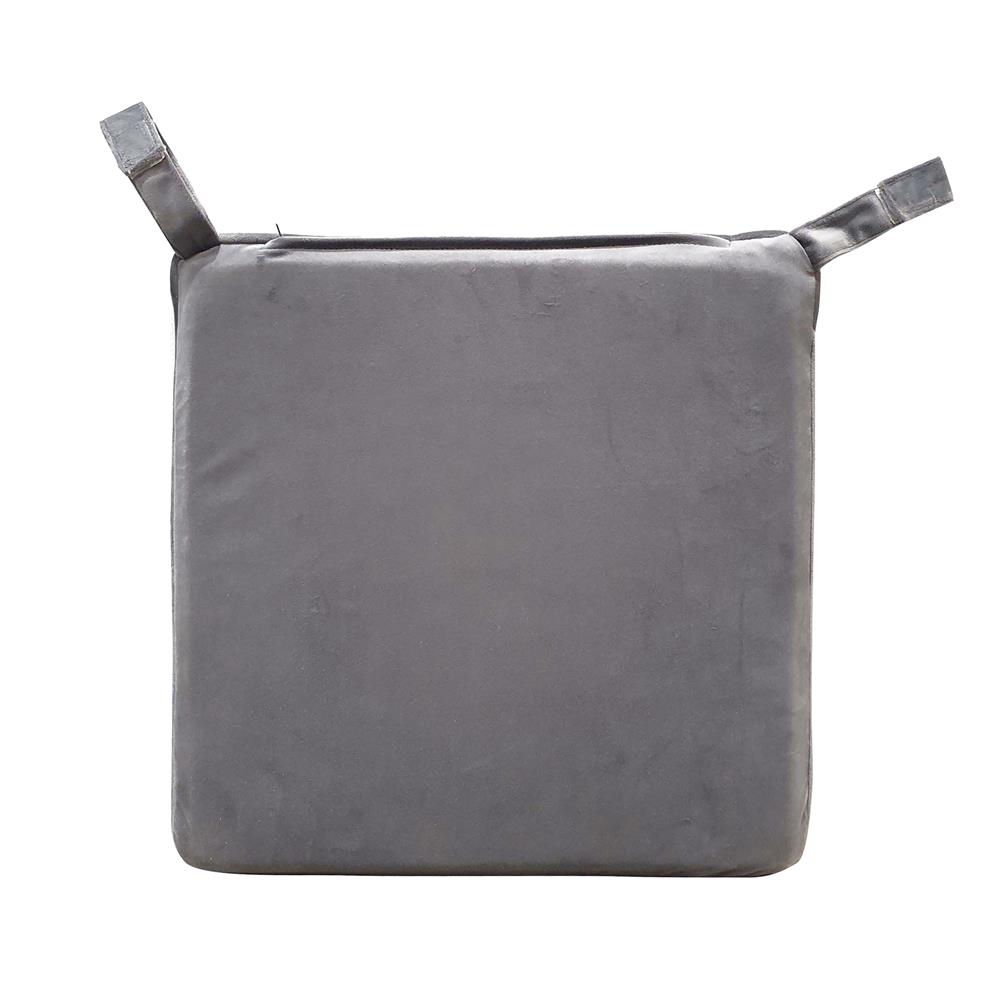 CHAIR CUSHION HOME LIVING STYLE BIX 16x16" GRAY