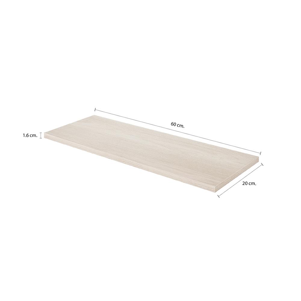 WOODEN SHELF STACKO 60X20X1.6CM COLUMBUS