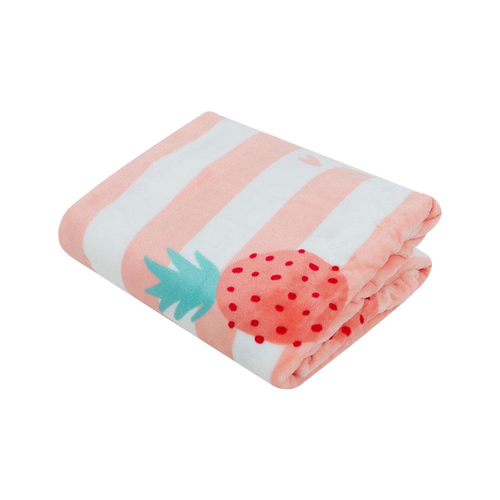 BLANKET HOME LIVING DEWY PEACH 50X60" PINK
