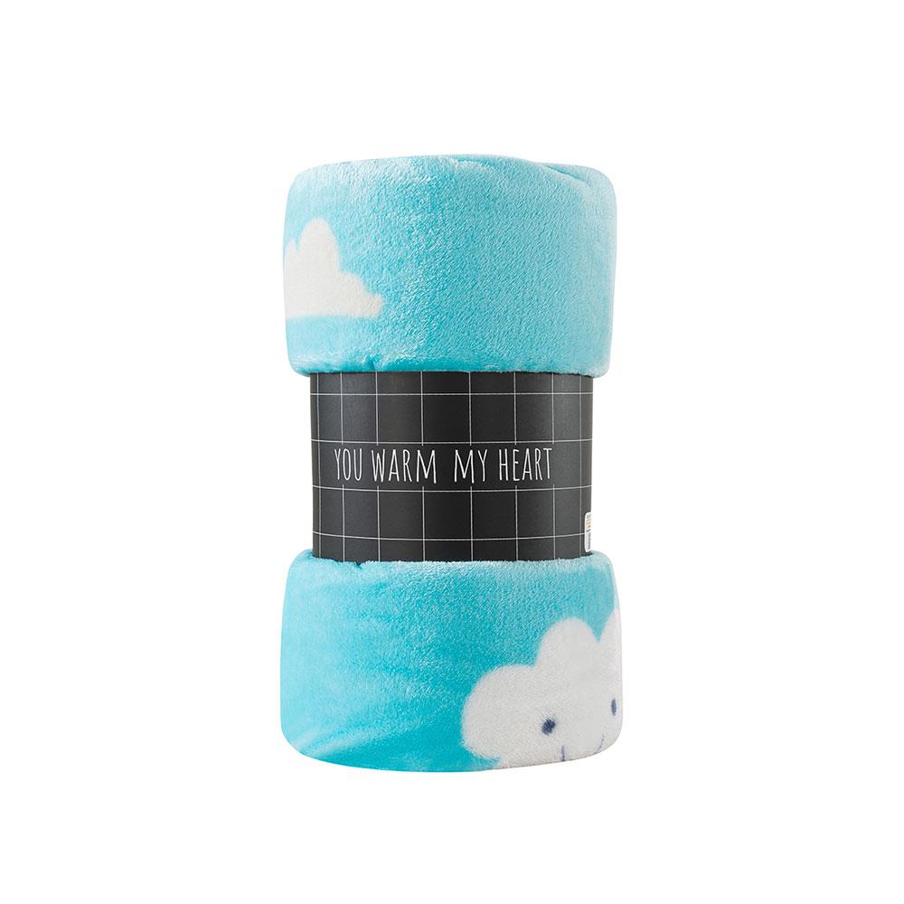 BLANKET HOME LIVING APOLLO BLUE 50X60" LIGHT BLUE