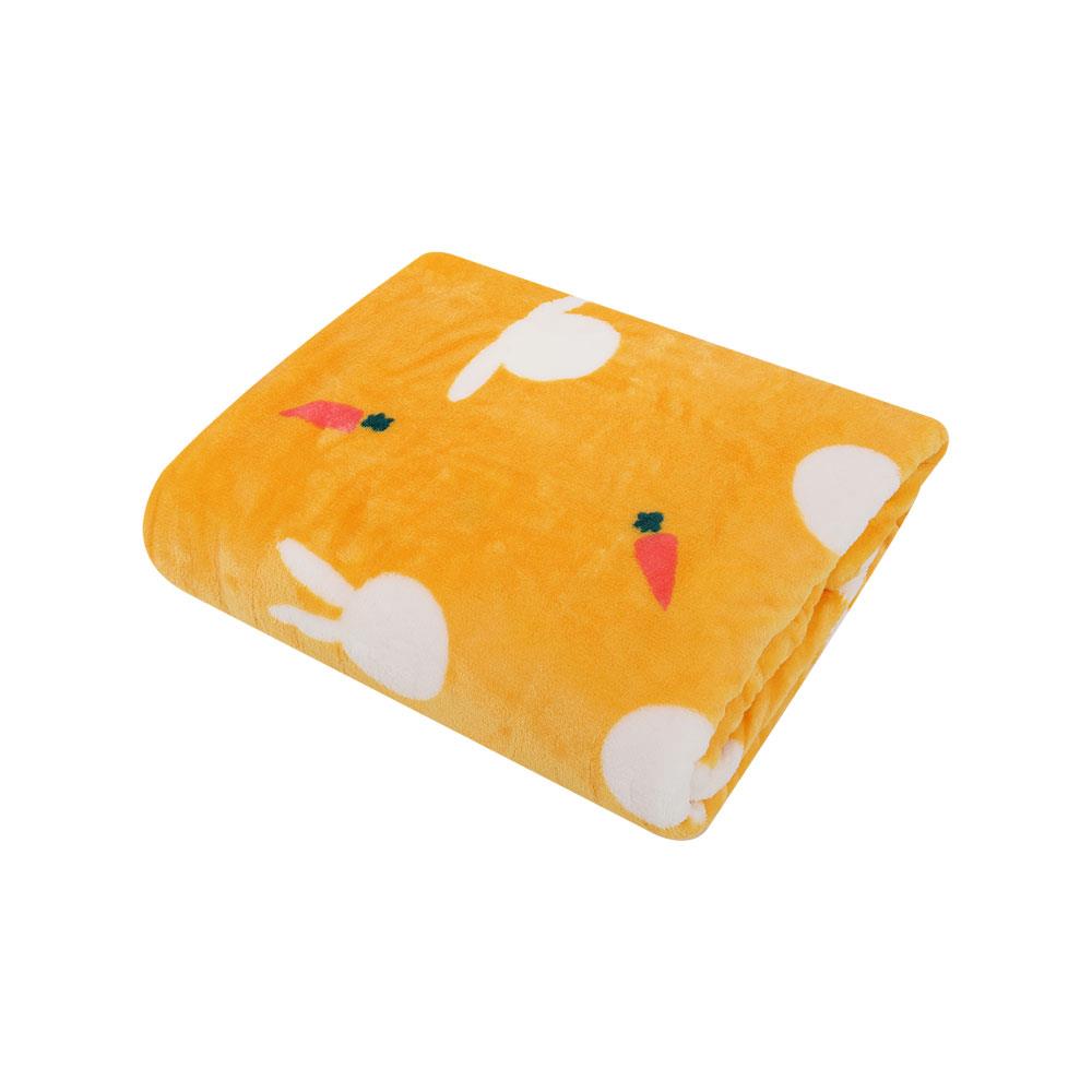 BLANKET HOME LIVING MERRY YELLOW 50X60" YELLOW