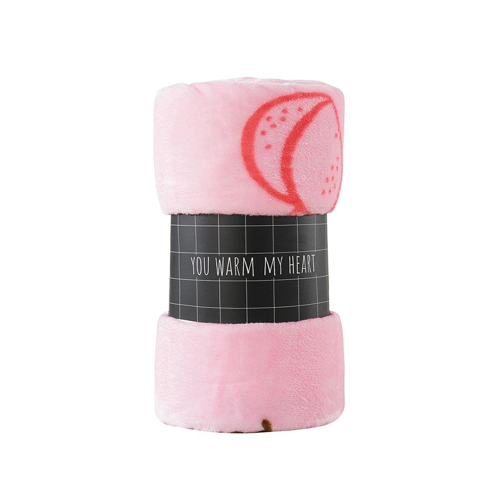 BLANKET HOME LIVING PEACHI PINK 50X60" PINK