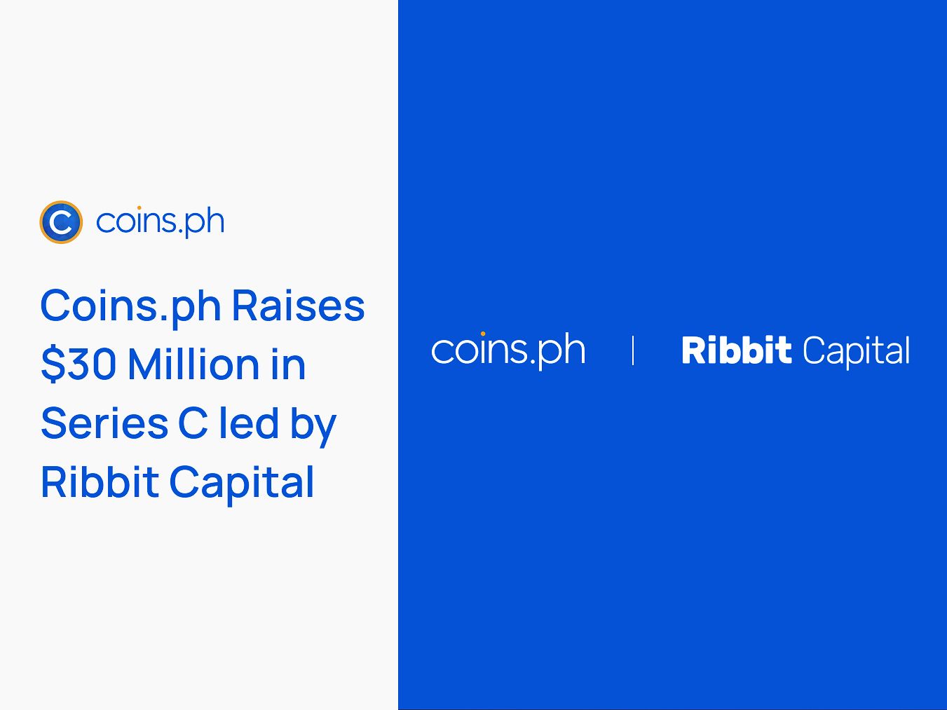 Coins.ph Raises $30 Million in Series C led by Ribbit Capital