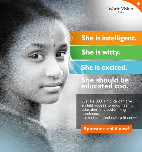 She is intelligent. She is witty. She is excited.  She should be educated too.