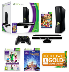 Qisahn Com For All Your Gaming Needs Xbox 360 4gb Console Black W Kinect W 3 Games Sg Set