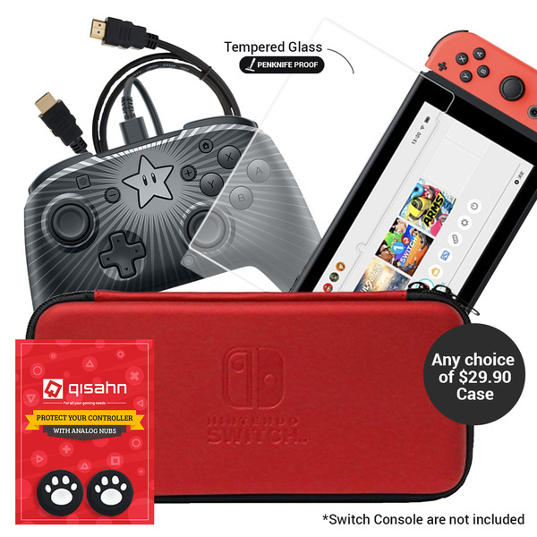 qisahn nintendo switch bundle