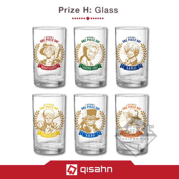 One Piece Ichiban Kuji Full Force H Prize Glass Sabo