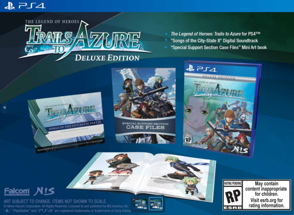 The Legend Of Heroes: Trails To Azure Deluxe Edition PS4 - Neuf Sous Blister