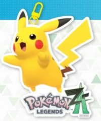 Pokemon Legends Z-A Pikachu Keychain Preorder Bonus Freebie