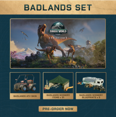 Jurassic World Evolution 3 - Badlands Set