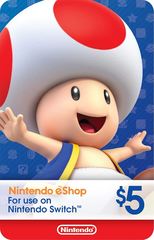 Nintendo eShop Prepaid Card (USD5)