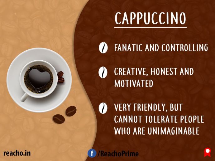 the choice of your coffee can tell a lot about your personality