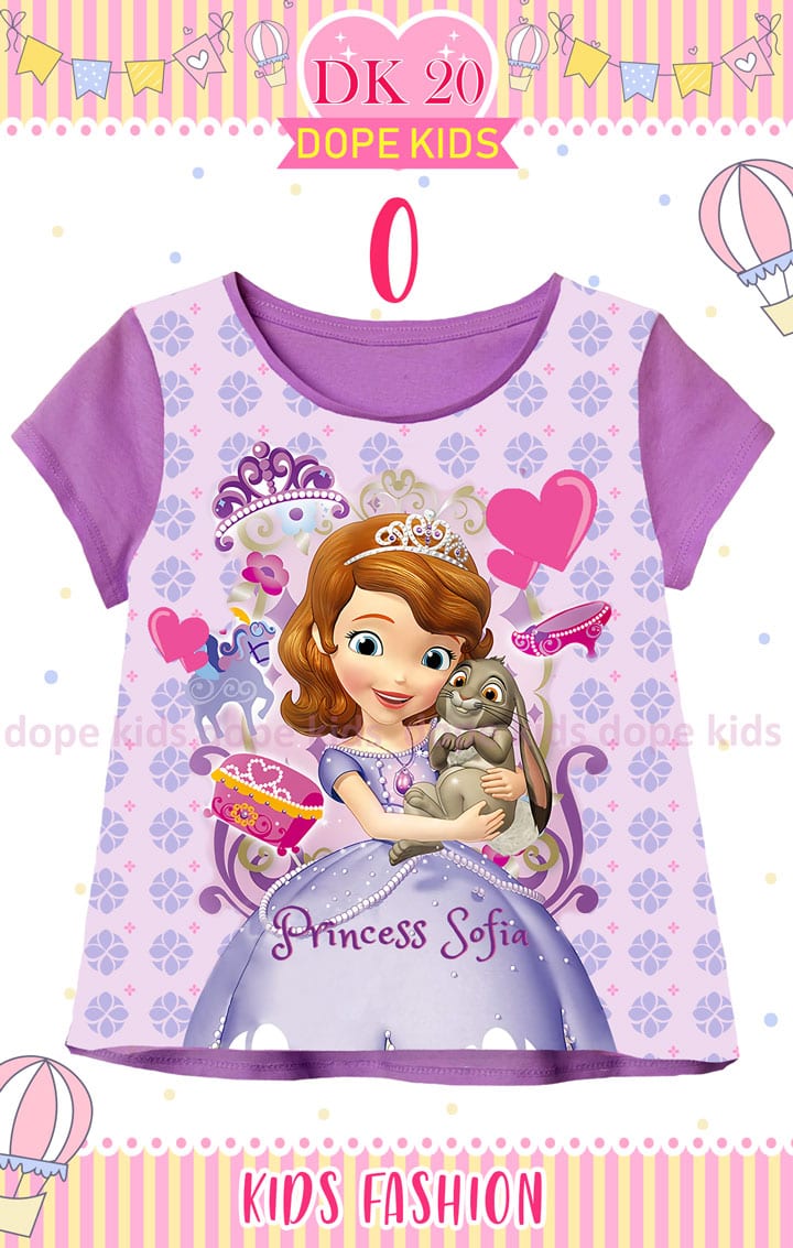 DP 20 KIDS O- TEE PRINCESS SOFIA